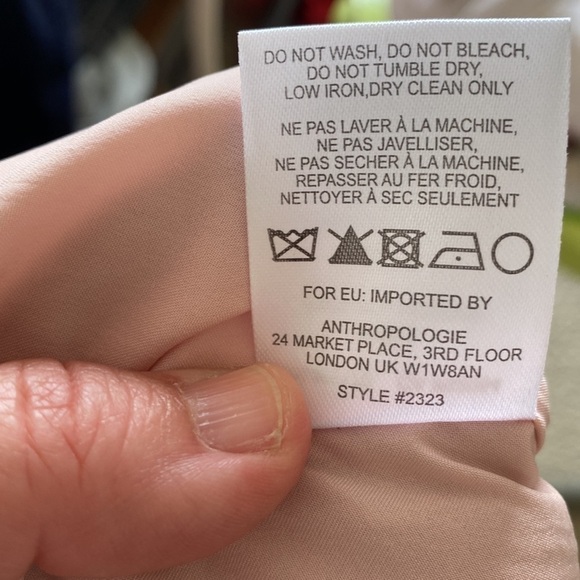 Anthropologie Hutch Philippa Polka-Dot Blouse in Blush, Size Small - Picture 13 of 14